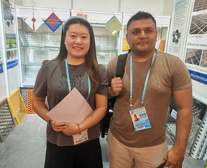 Our sales representatives are attending the exhibition.